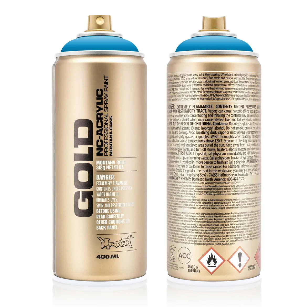 Montana Gold sprayfärg 400 ml - G5050 Sky Blue