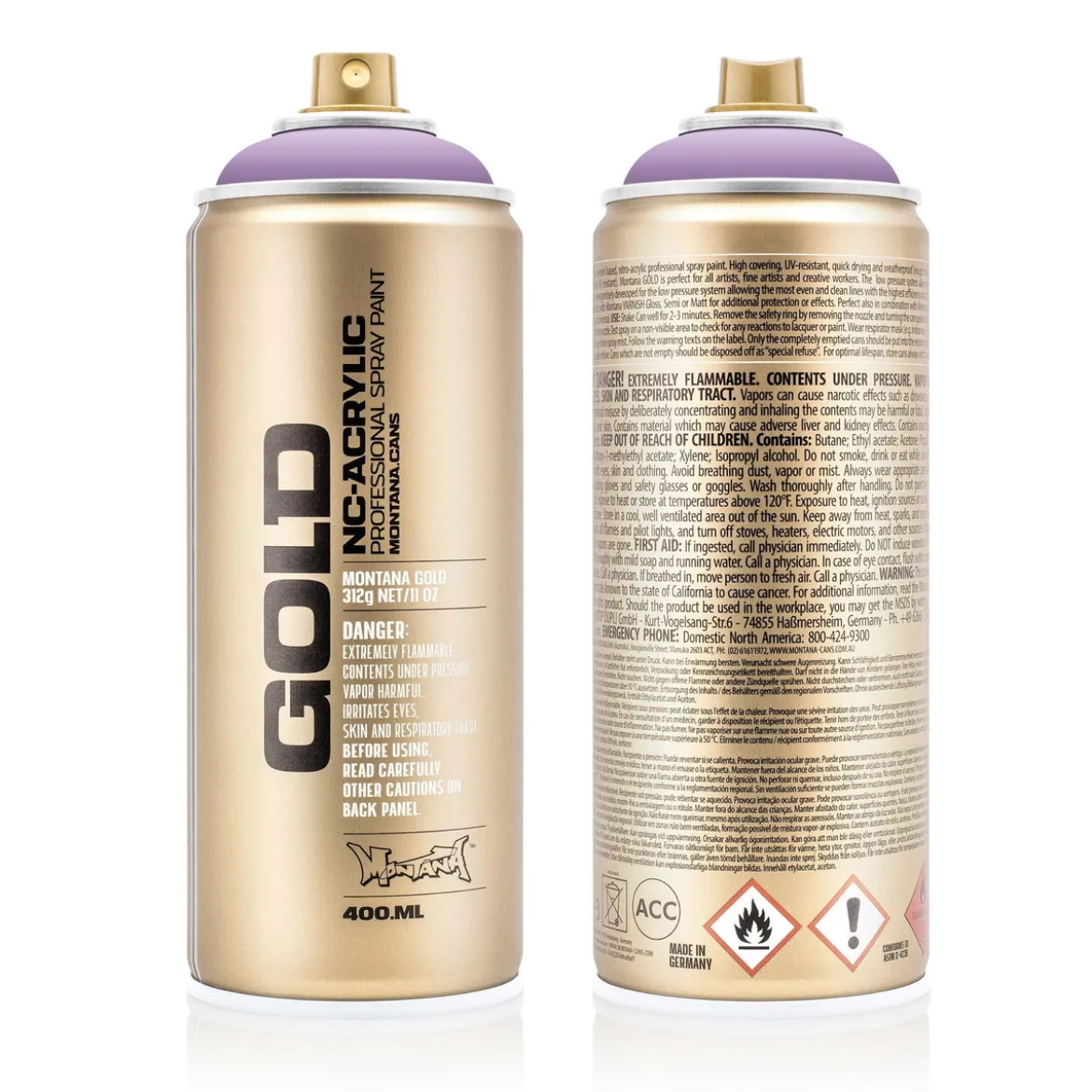 Montana Gold sprayfärg 400 ml - G4210 Viola