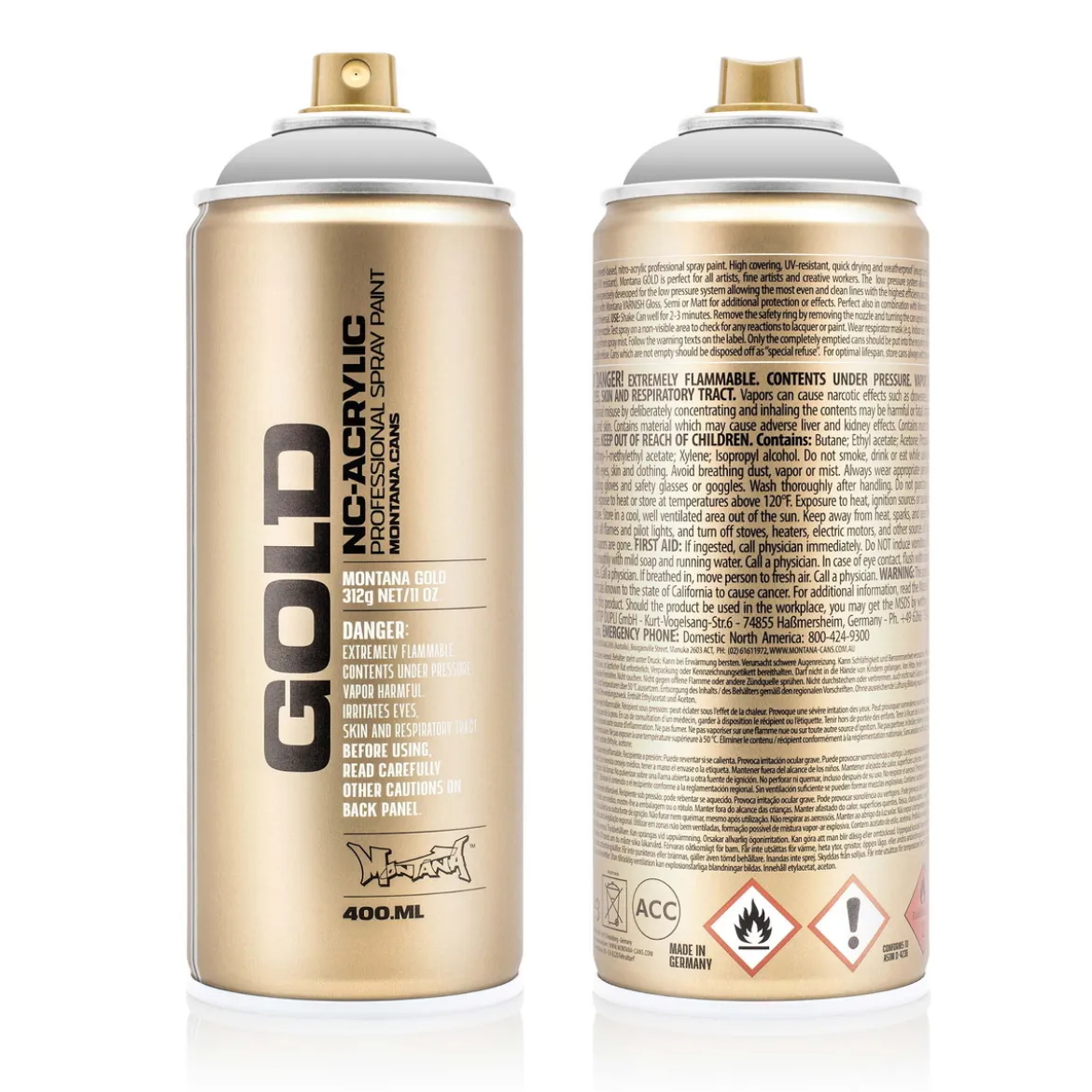 Montana Gold sprayfärg 400 ml - G7020 Wall