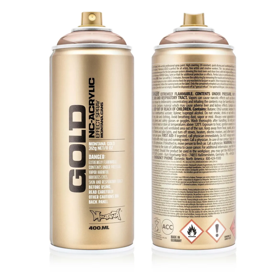 Montana Gold sprayfärg 400 ml - M2000 Copperchrome