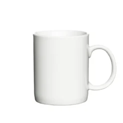 Mugg porslin 9,5 cm vit