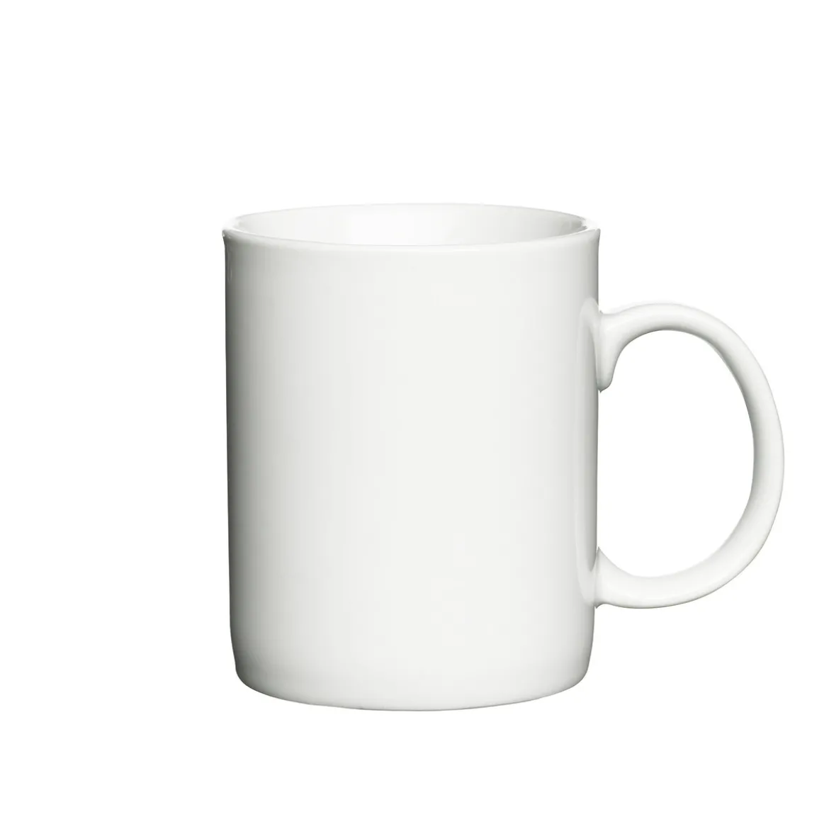 Mugg porslin 9,5 cm vit
