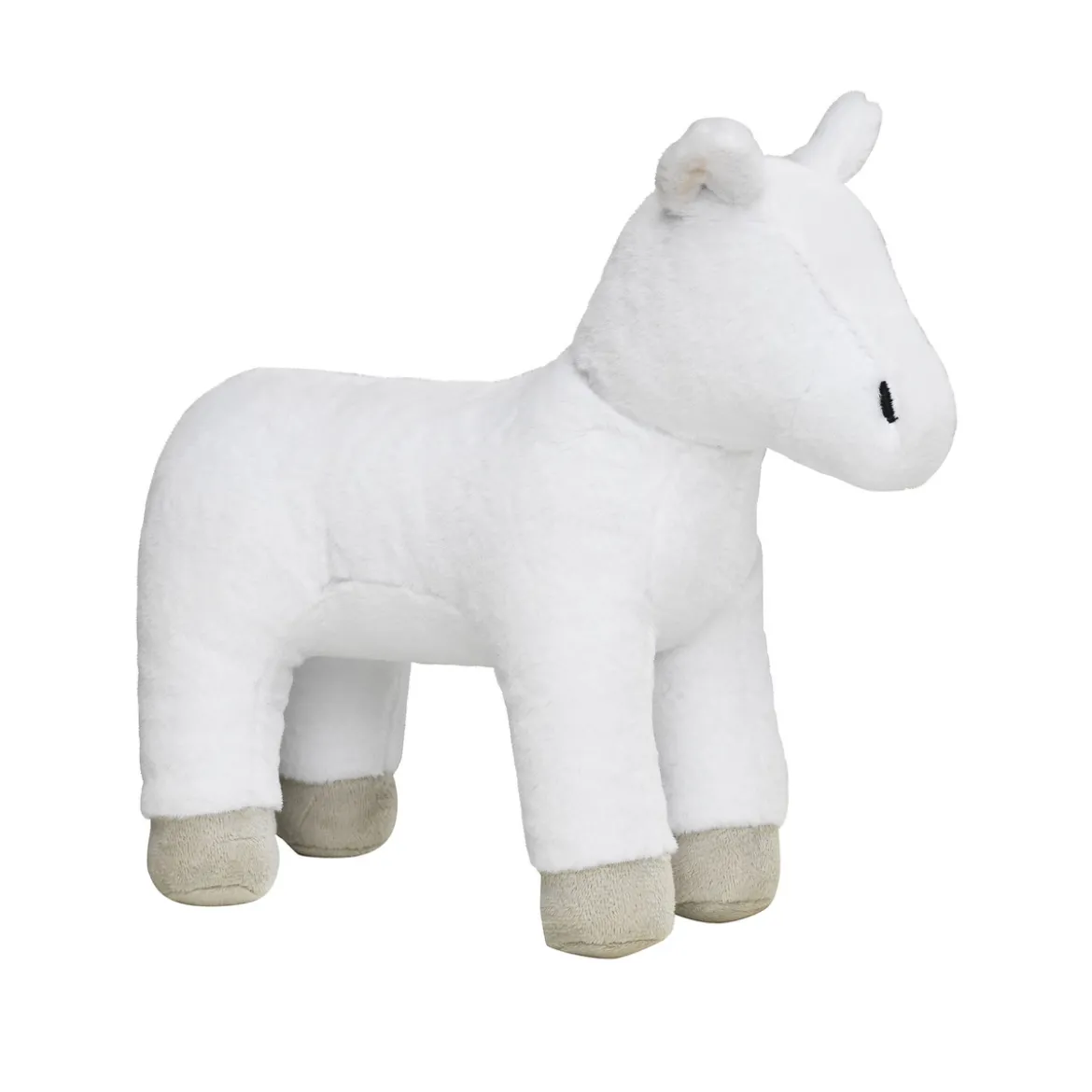 My Hobby Pony, vitt litet odekorerat gosedjurs-föl som bjuder in till diy & pyssel, 25×10×22 cm