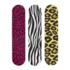 Nagelfil 3-pack i 3 olika färger med djurmönster
