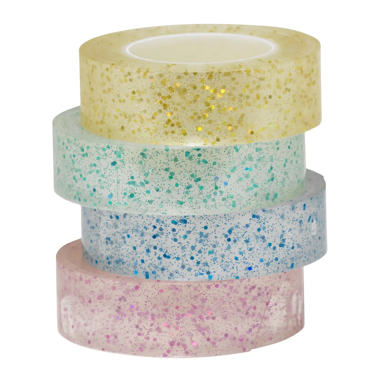 Nano Tape, 4×3 meter glittrig nanotejp, 2 cm bred – transparent och dubbelhäftande