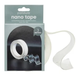 Nano Tape 3 meter nanotejp, 3 cm bred – transparent och dubbelhäftande