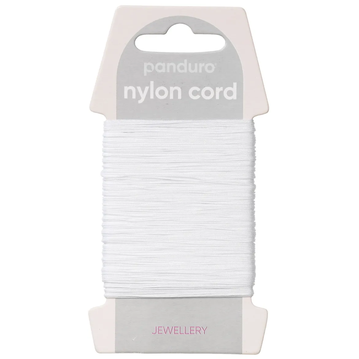 Nylontråd 0,5 mm vit 40 m