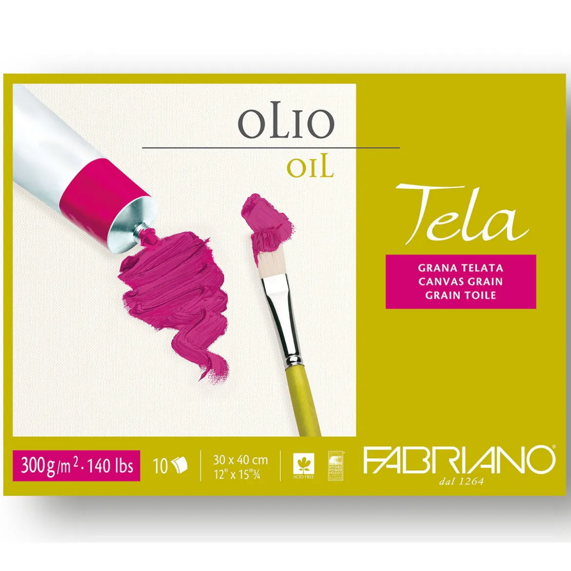 Oljeblock Tela 300g 30x40cm