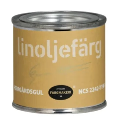Ottossons Färgmakeri linoljefärg 100 ml, Herrgårdsgul 2242-Y19R
