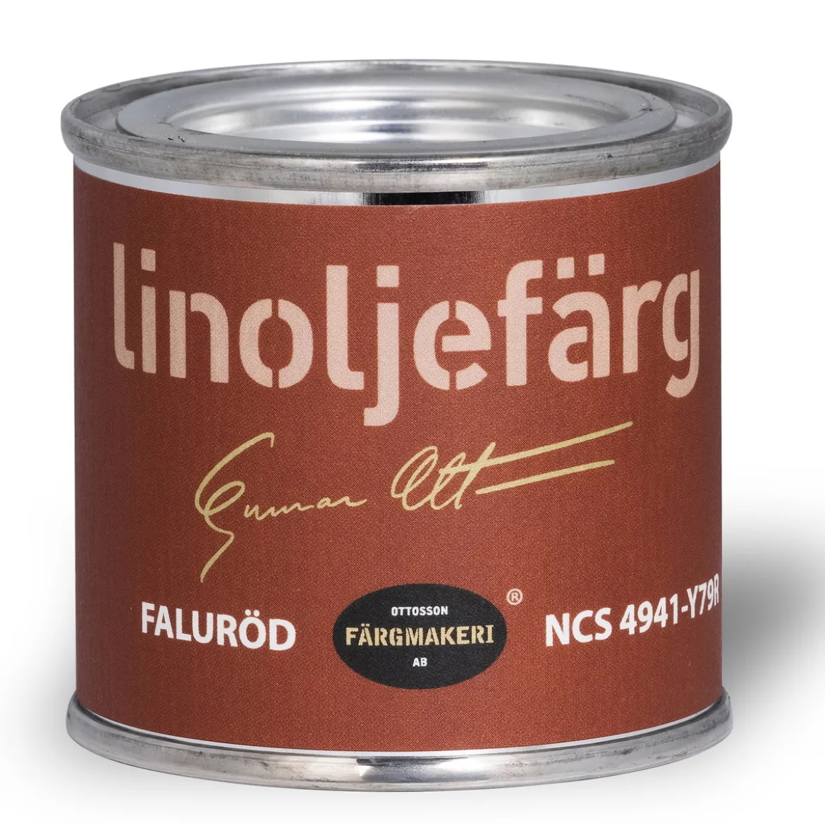 Ottossons Färgmakeri linoljefärg 100 ml, Köpenhamnsgrön 7116-G37Y