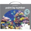 Paint by number / måla efter nummer – korallrev, 28×35,5 cm + 20 färger & 3 penslar