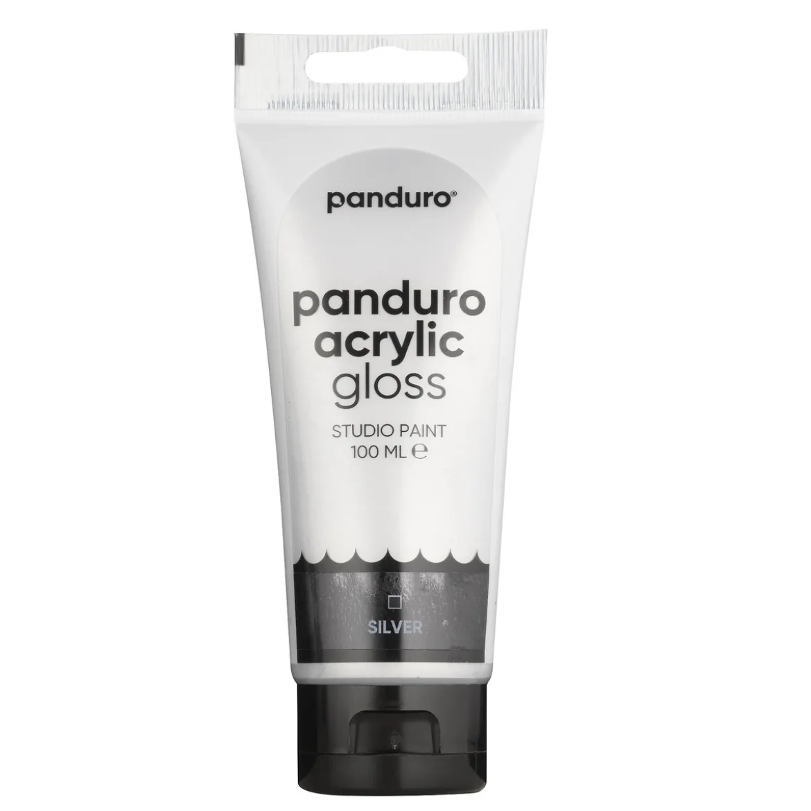Panduro Acrylic akrylfärg, blank 100 ml – Silver