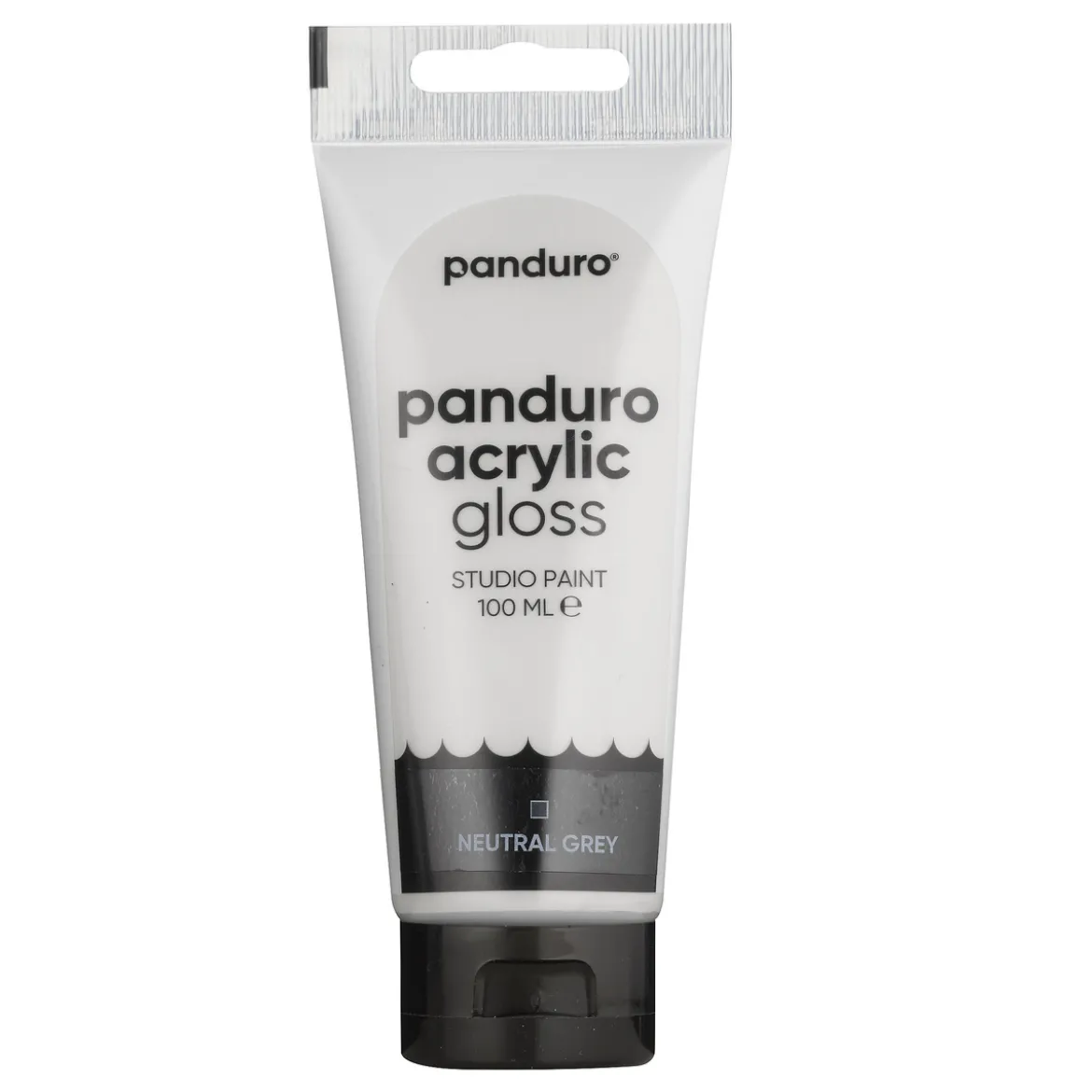 Panduro Acrylic akrylfärg, blank 100 ml – Neutral grey