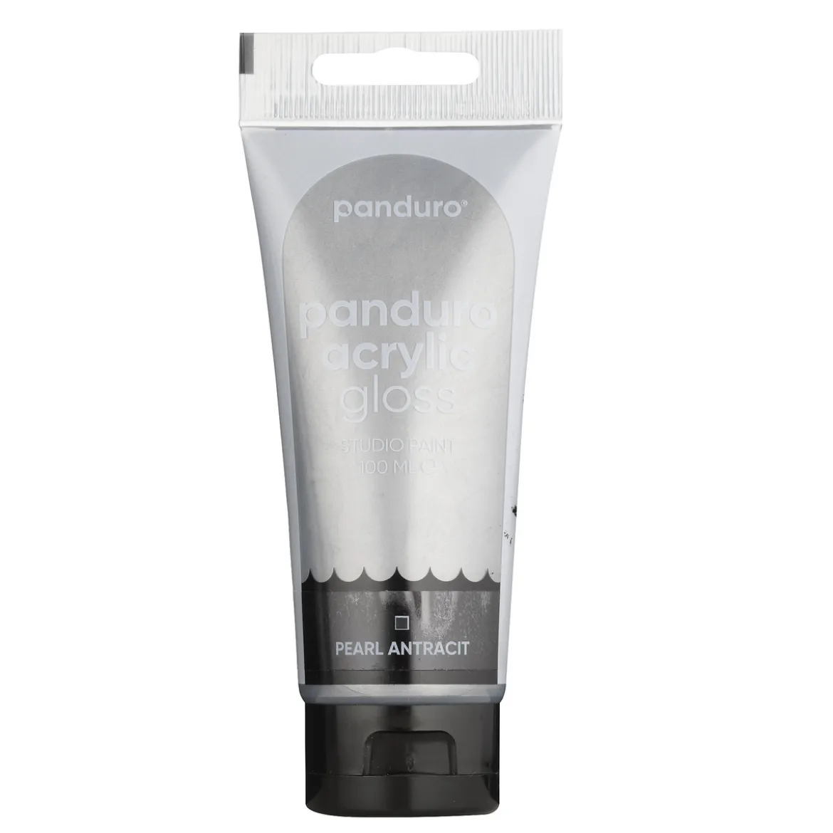 Panduro Acrylic akrylfärg, blank 100 ml – Pearl anthracite