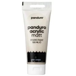 Panduro Acrylic akrylfärg, matt 100 ml – Grey umber