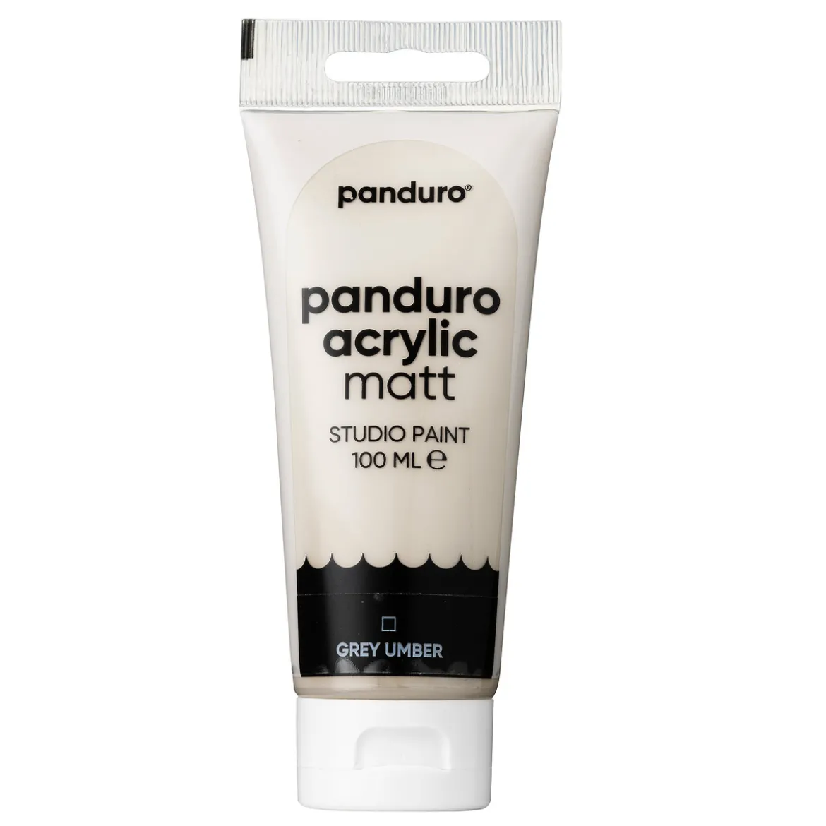 Panduro Acrylic akrylfärg, matt 100 ml – Grey umber