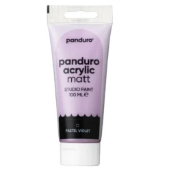 Panduro Acrylic akrylfärg, matt 100 ml – Pastel violet