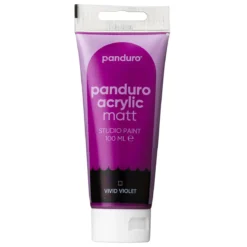 Panduro Acrylic akrylfärg, matt 100 ml – Vivid violet