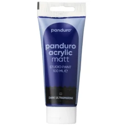 Panduro Acrylic akrylfärg, matt 100 ml – Dark ultramarine