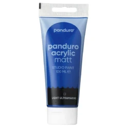 Panduro Acrylic akrylfärg, matt 100 ml – Light ultramarine blue