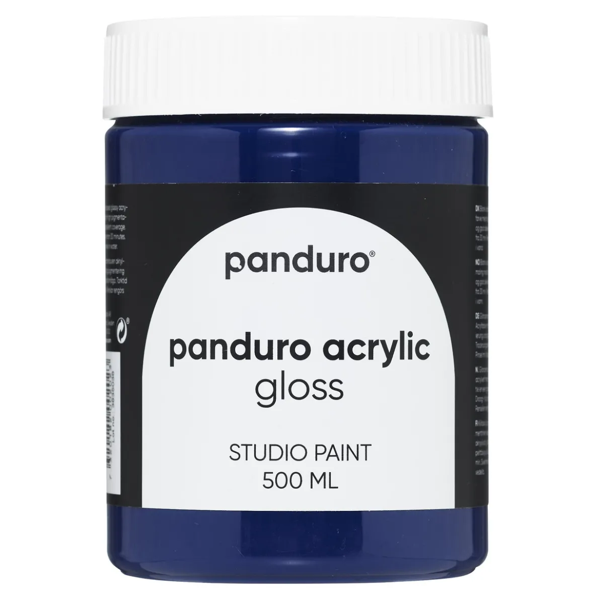 Panduro Acrylic Gloss blank akrylfärg 500 ml Primary Blue