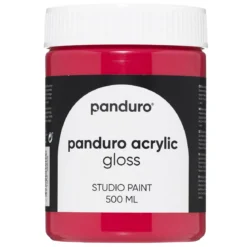 Panduro Acrylic Gloss blank akrylfärg 500 ml Primary Red