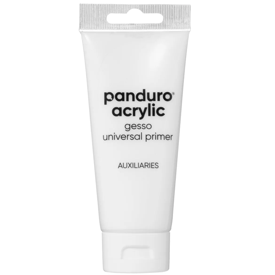 Panduro Acrylic medium gesso, 100 ml täckande vit grundfärg