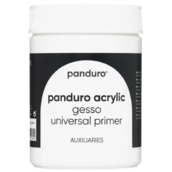 Panduro Acrylic medium gesso, 500 ml täckande vit grundfärg