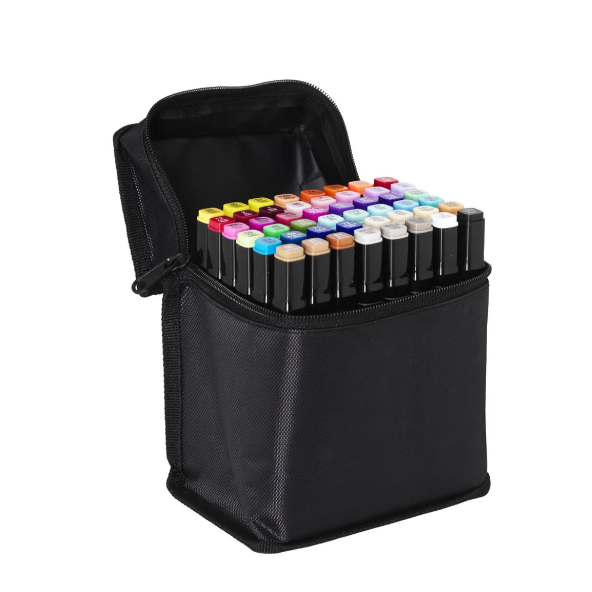 Panduro Colour Marker Basic 48 – twintip-markers med rund & snedskuren spets