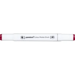 Panduro Colour Marker Brush, penselspets & snedskuren spets – Rose red 3