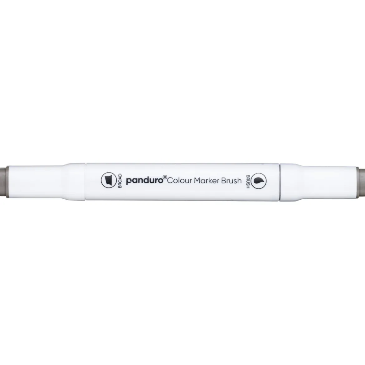 Panduro Colour Marker Brush, penselspets & snedskuren spets – Warm grey 5 WG5