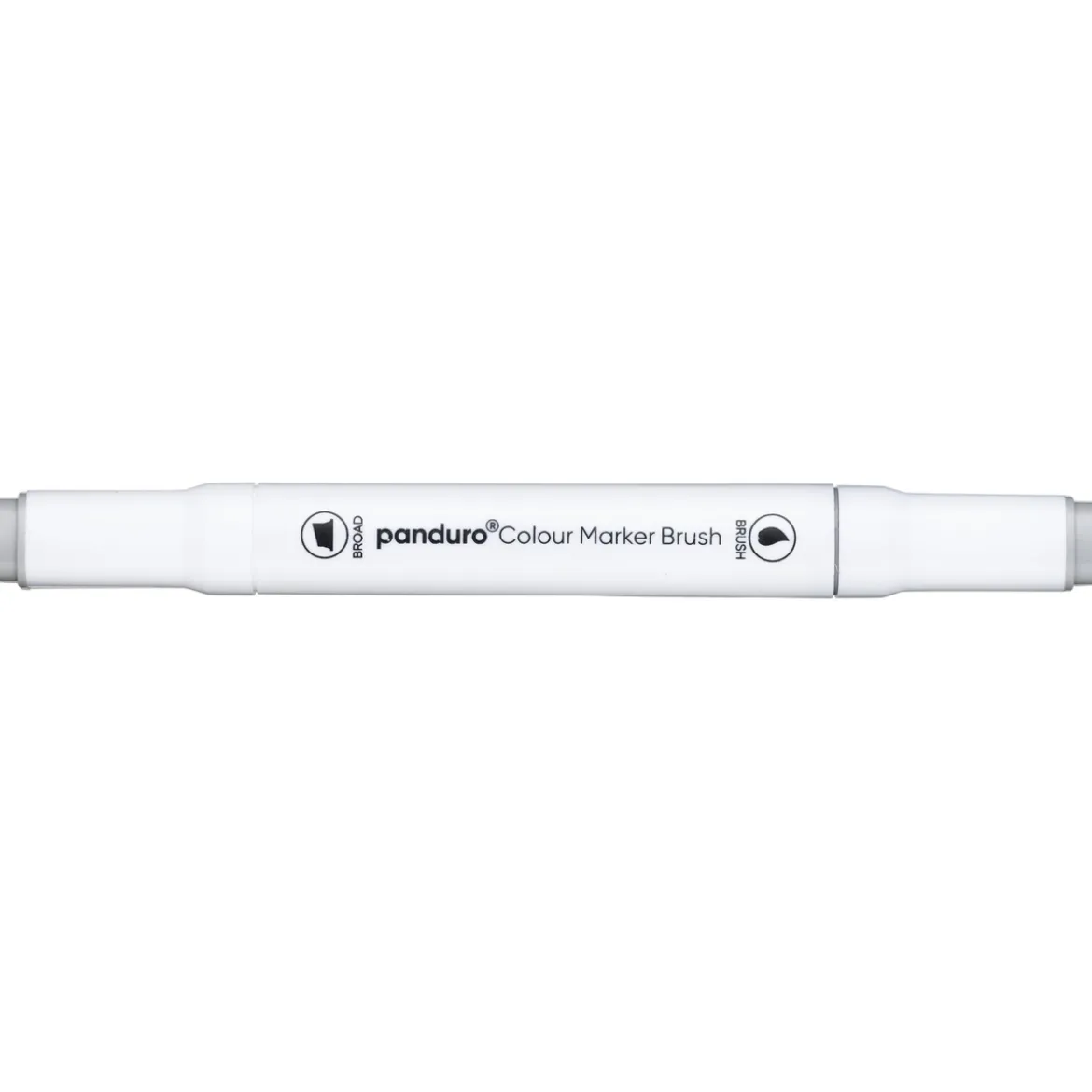 Panduro Colour Marker Brush, penselspets & snedskuren spets – Cool grey 3 CG3