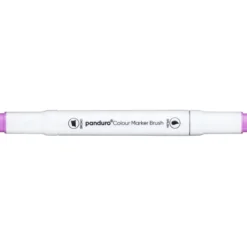 Panduro Colour Marker Brush, penselspets & snedskuren spets – Pale purple 89