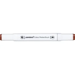 Panduro Colour Marker Brush, penselspets & snedskuren spets – Natural oak 91