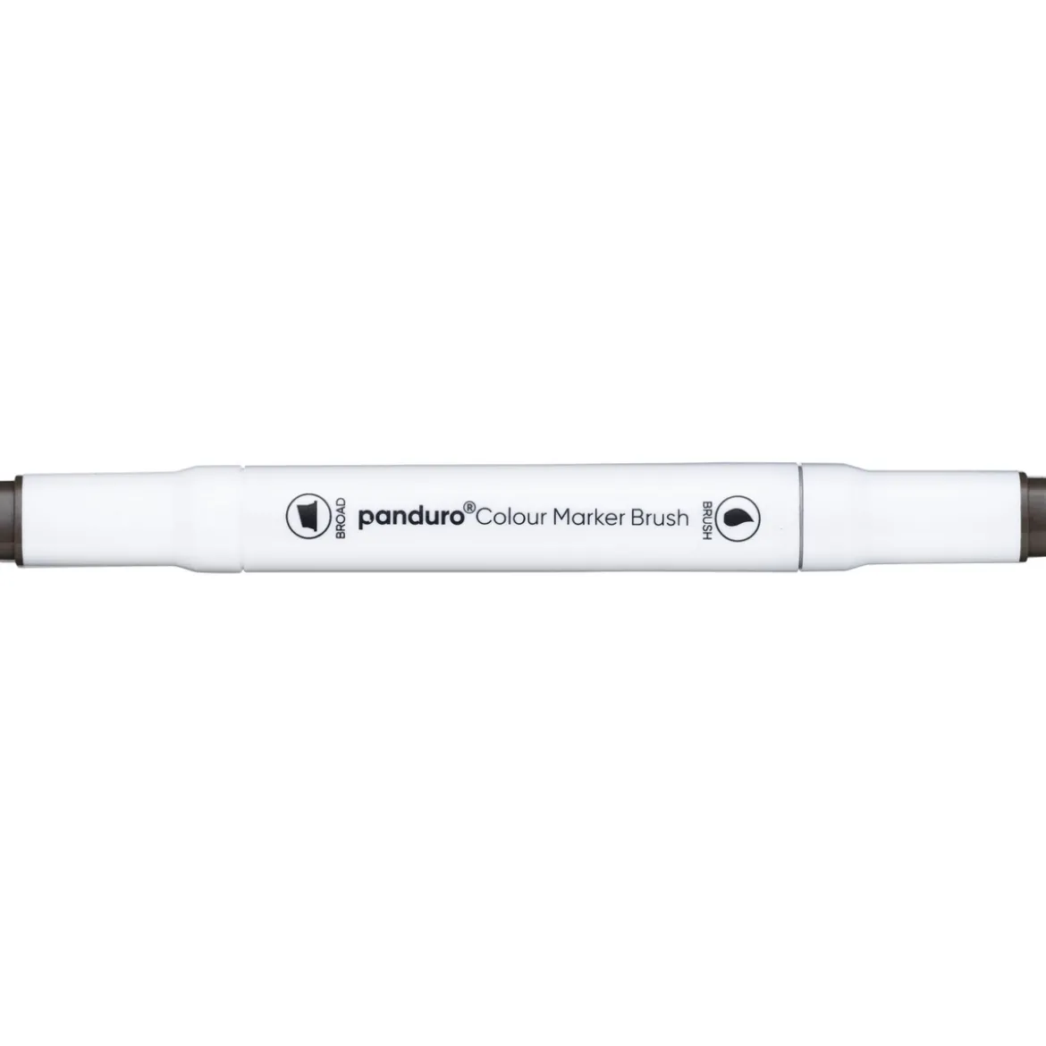 Panduro Colour Marker Brush, penselspets & snedskuren spets – Warm grey 9 WG9