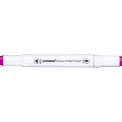Panduro Colour Marker Brush, penselspets & snedskuren spets – Medium pink 137