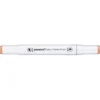 Panduro Colour Marker Brush, penselspets & snedskuren spets – Light orange 140