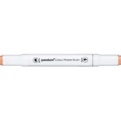 Panduro Colour Marker Brush, penselspets & snedskuren spets – Light orange 140