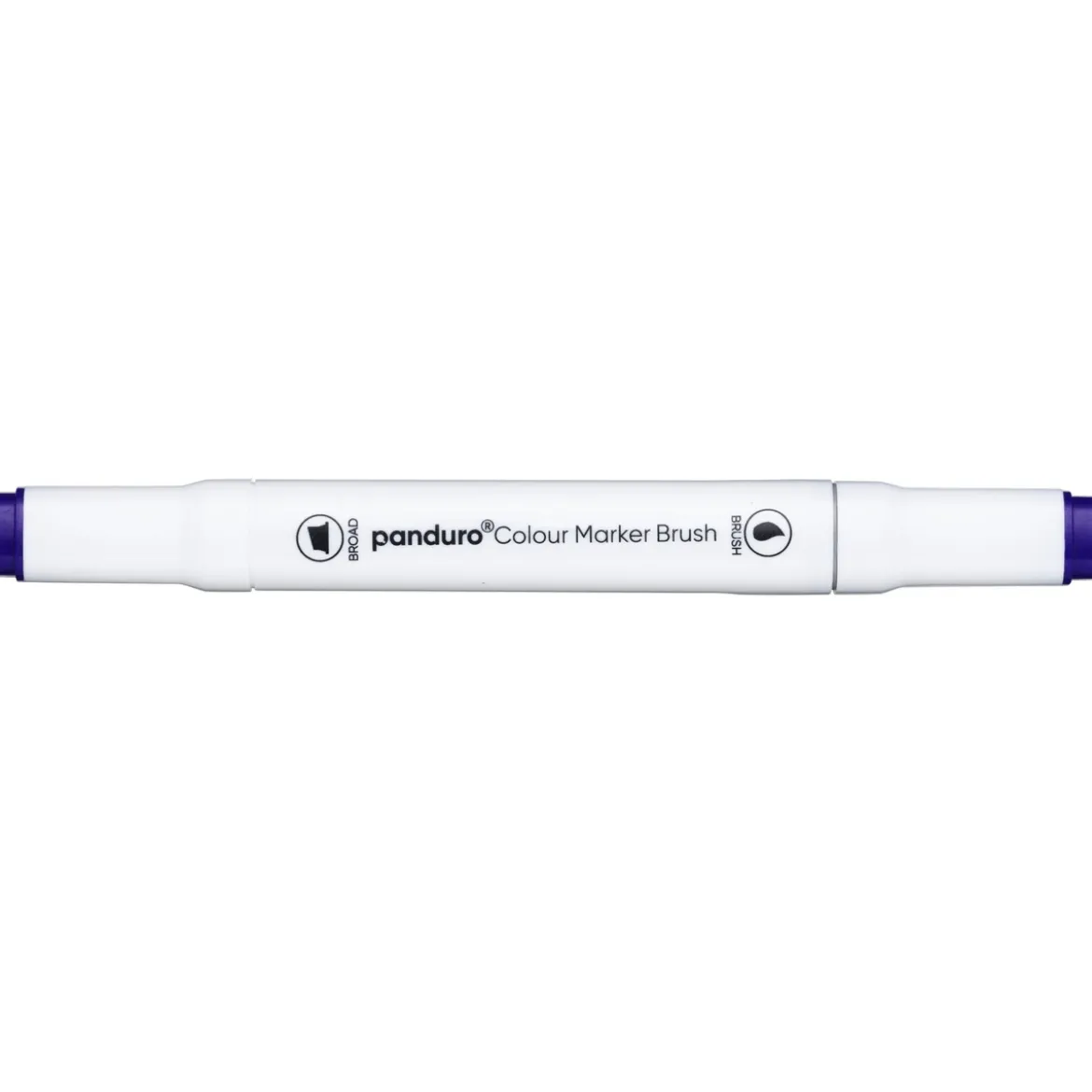 Panduro Colour Marker Brush, penselspets & snedskuren spets – Light violet 82