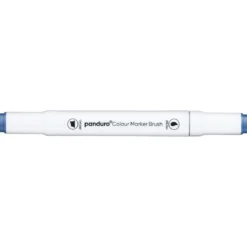 Panduro Colour Marker Brush, penselspets & snedskuren spets – Cobalt blue 71