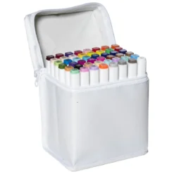 Panduro Colour Marker Brush 48 – twintip-markers med penselspets & snedskuren spets