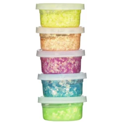 Panduro Dough Glitter 5-pack, 5×20 gram glittrande leklera