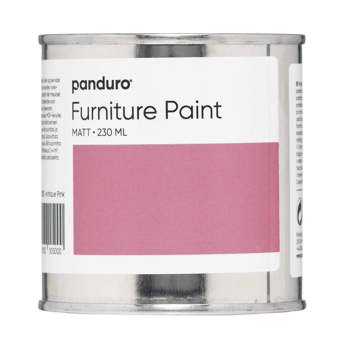 Panduro Furniture Paint, matt möbelfärg 230 ml – Antique pink