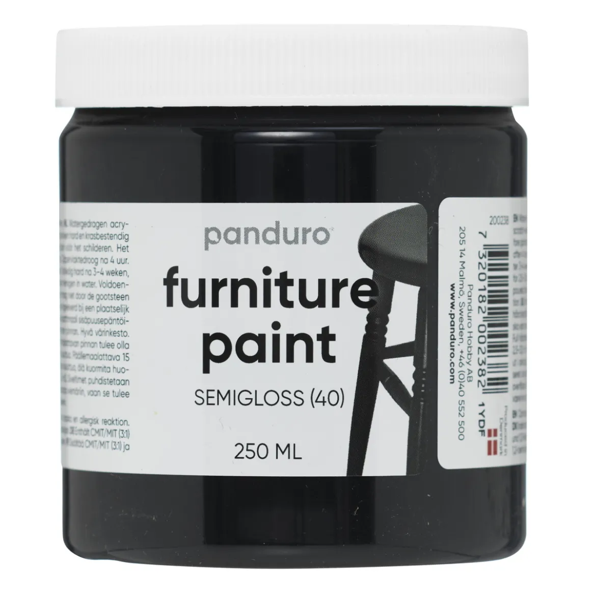 Panduro Furniture Paint möbelfärg, djupröd 250 ml
