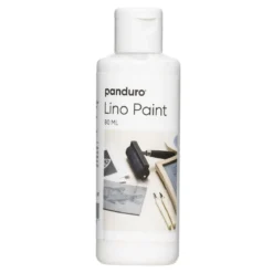 Panduro Lino Paint, vattenbaserad linoleumfärg, vit 80 ml