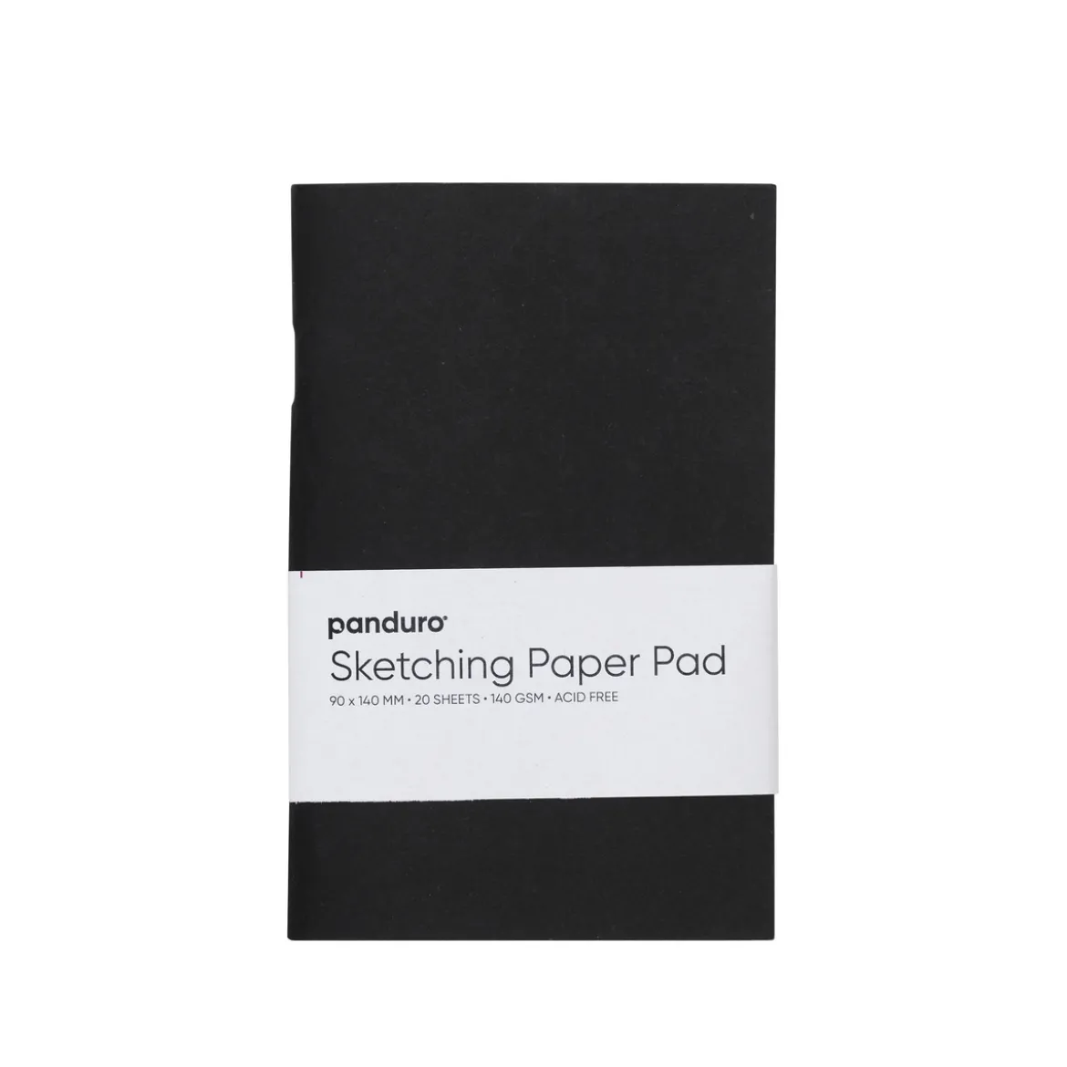 Panduro Sketch, skissblock med mjuk pärm, 9×14 cm, 20 ark, 140 g/m²