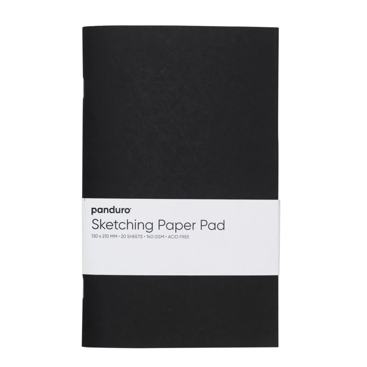 Panduro Sketch, skissblock med mjuk pärm, 13×21 cm, 30 ark, 140 g/m²