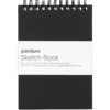 Panduro Sketch spiralbundet skissblock A5, liggande, 50 ark, 160 g/m²