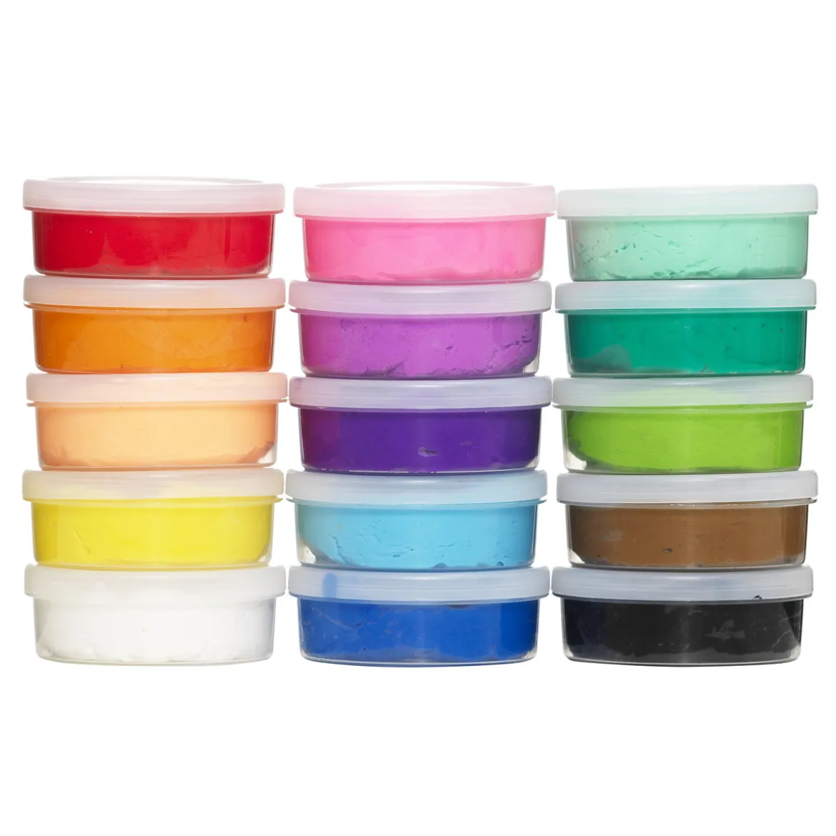 Panduro Soft Dough 15-pack Party, 15×14 gram leklera i festliga färger!