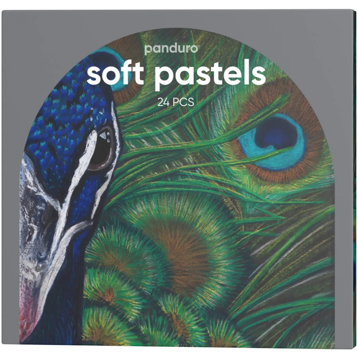 Panduro Soft Pastels – set med 24 torrpastellkritor